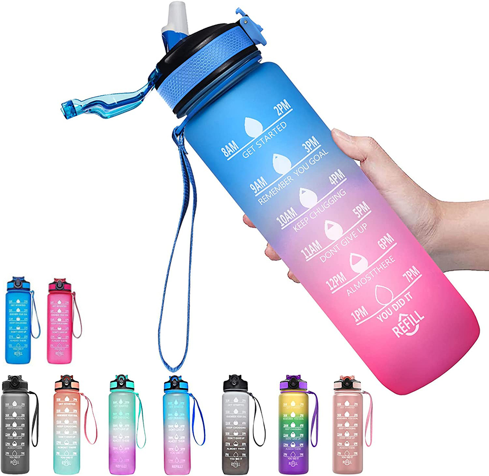Smart Water Bottle Tracker - Botol air olahraga motivasi, botol minum