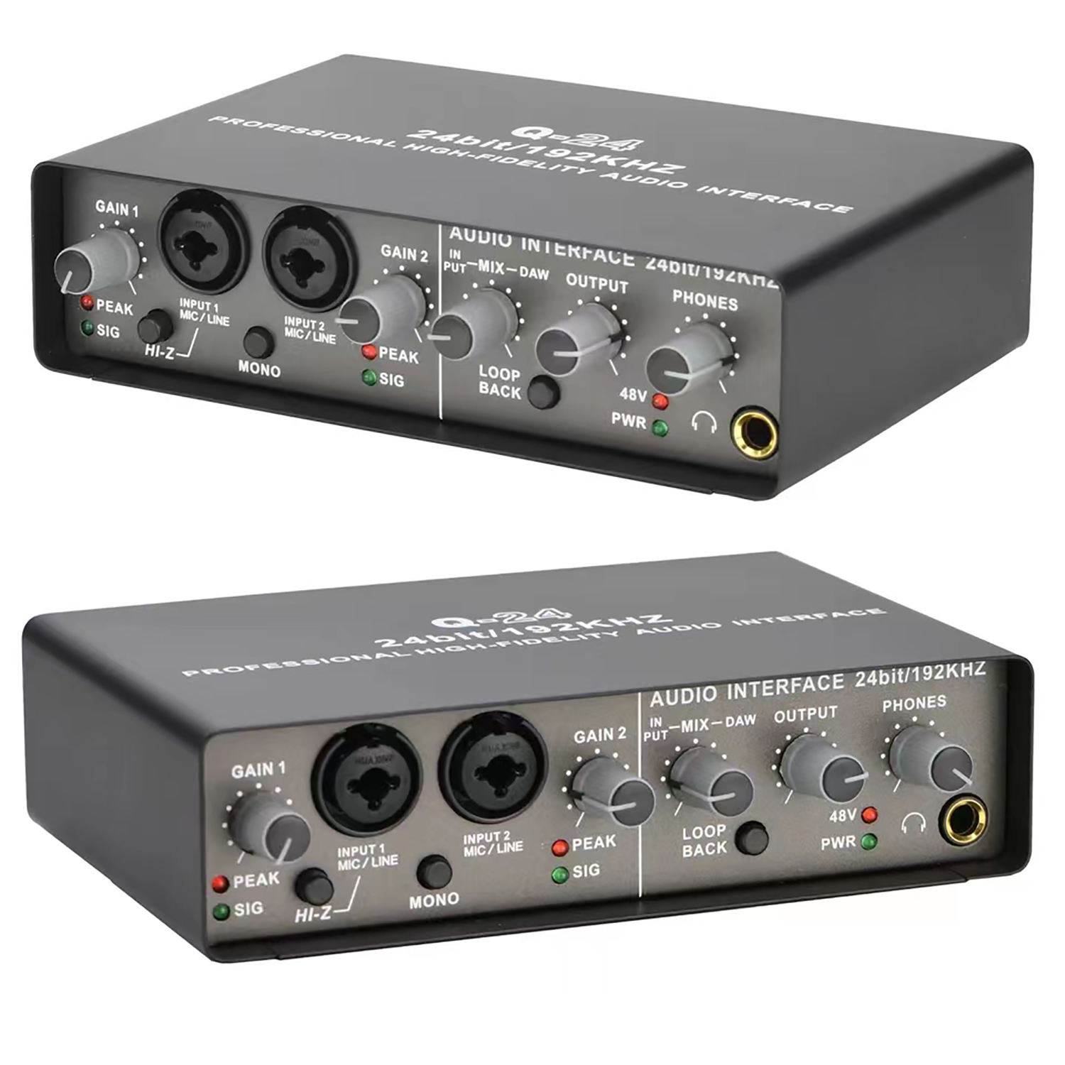 Usb Sound Card External - Antarmuka Audio Profesional USB 6.35 XLR