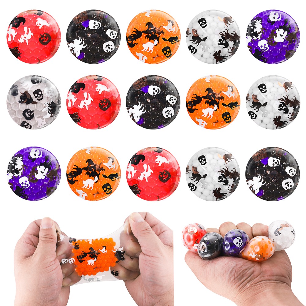 Electronics Latest Gadgets - Bola Anti Stres Mini Halloween 3,5cm,
