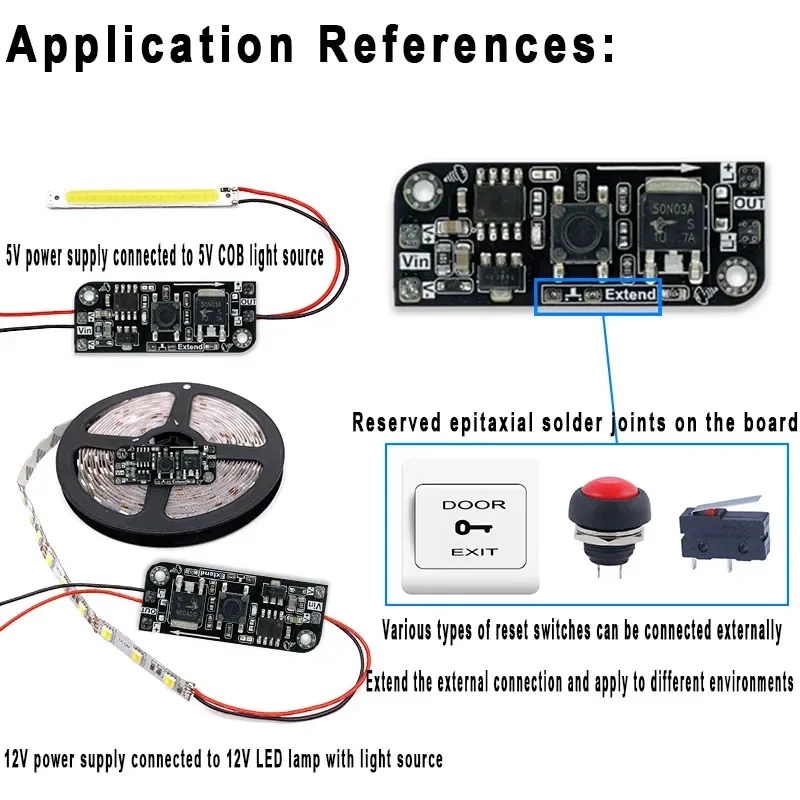 Electronics & Tech Gadgets - Modul Tombol Peredupan Mikro, Modul Sakelar