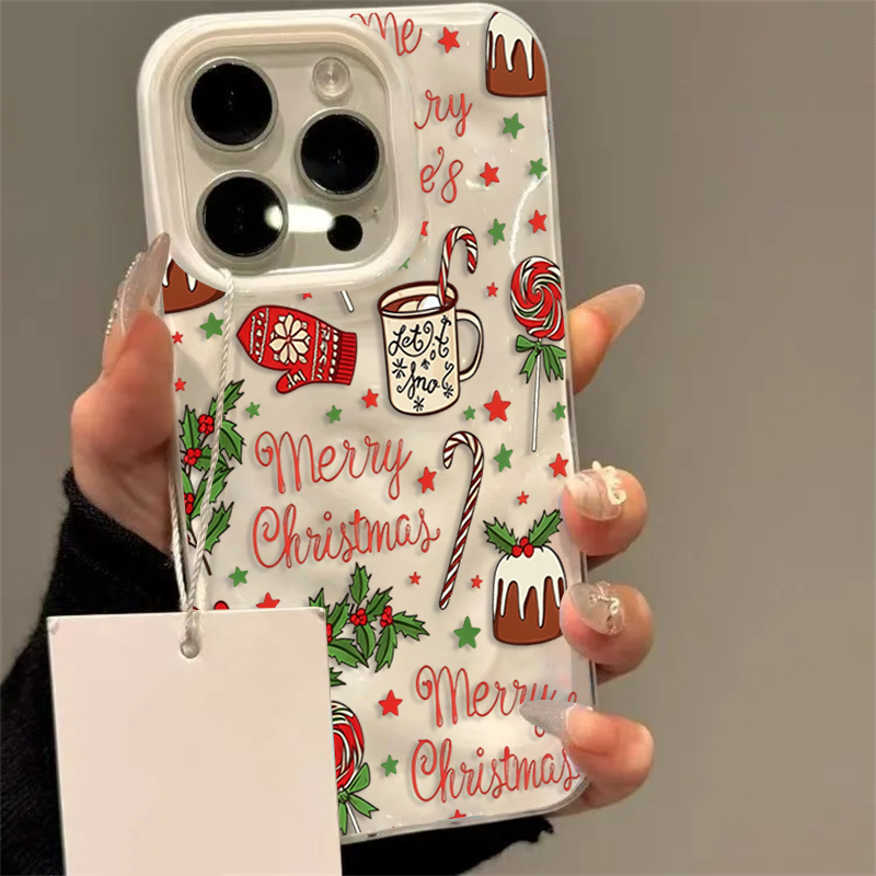 Apple Iphone 15 Pro Max - Casing Ponsel Motif Natal Lucu dan