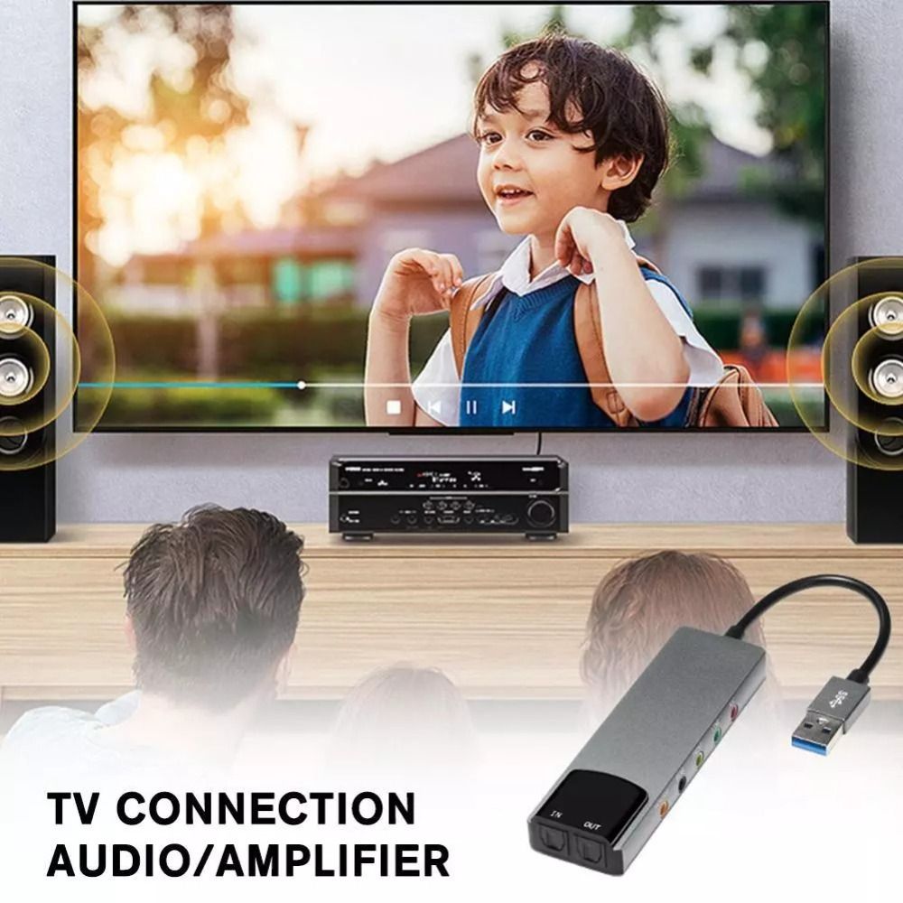 Kartu Suara USB Baru 7.1 5.1 S - Usb Sound Card External ulasan dan harga