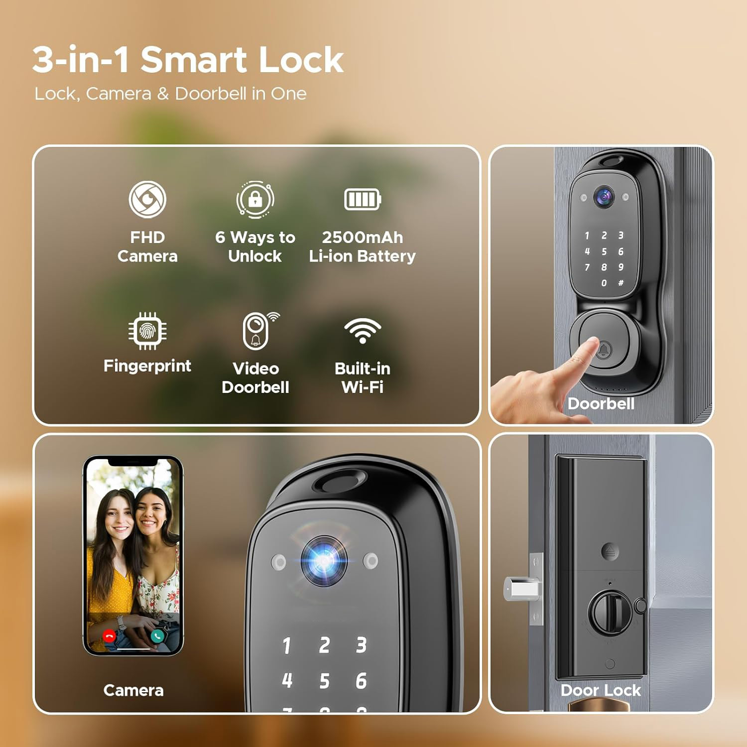 Kunci Pintu Pintar Wifi Tuya ‎ - Electronics & Tech Gadgets ulasan dan harga