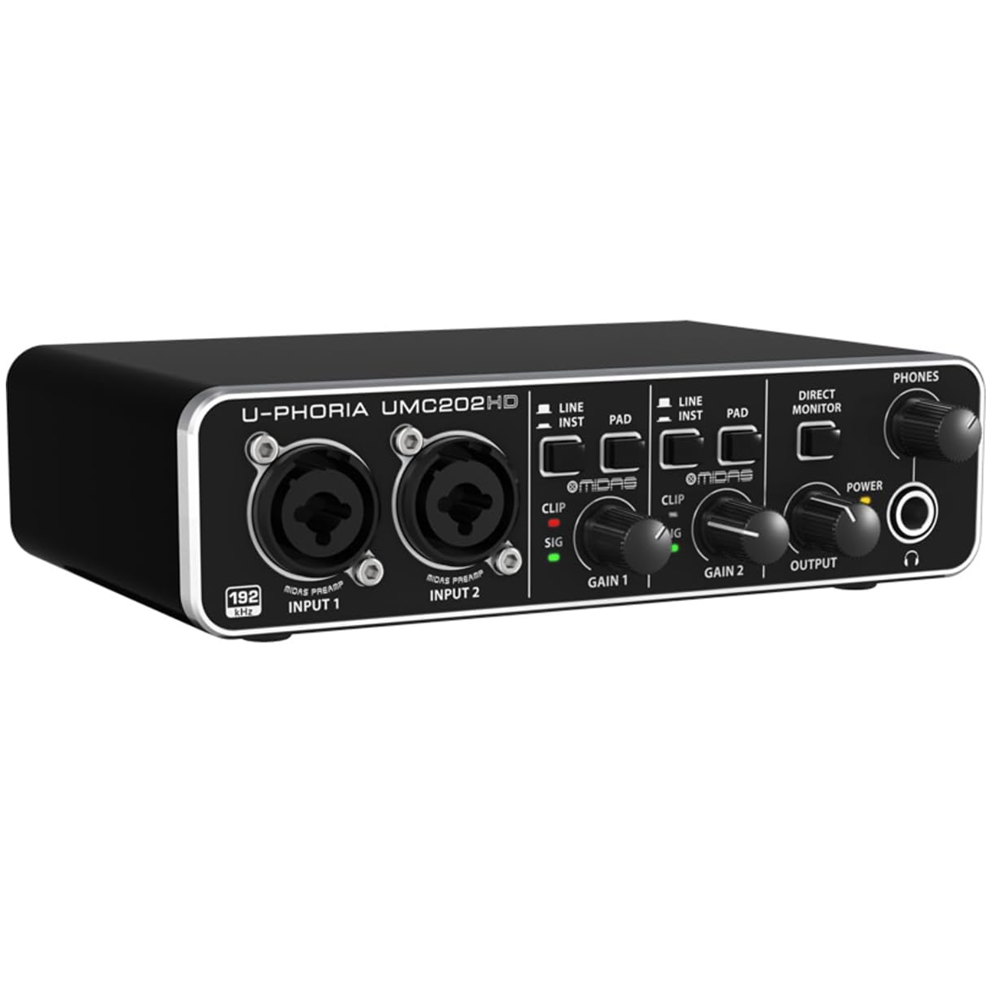 UMC202HD Penguat Mikrofon Reka - Usb Sound Card External ulasan dan harga