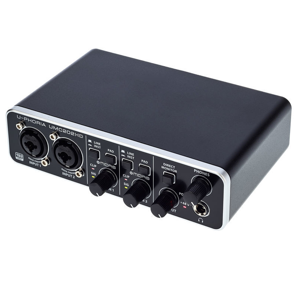 UMC202HD Penguat Mikrofon Reka - Usb Sound Card External ulasan dan harga