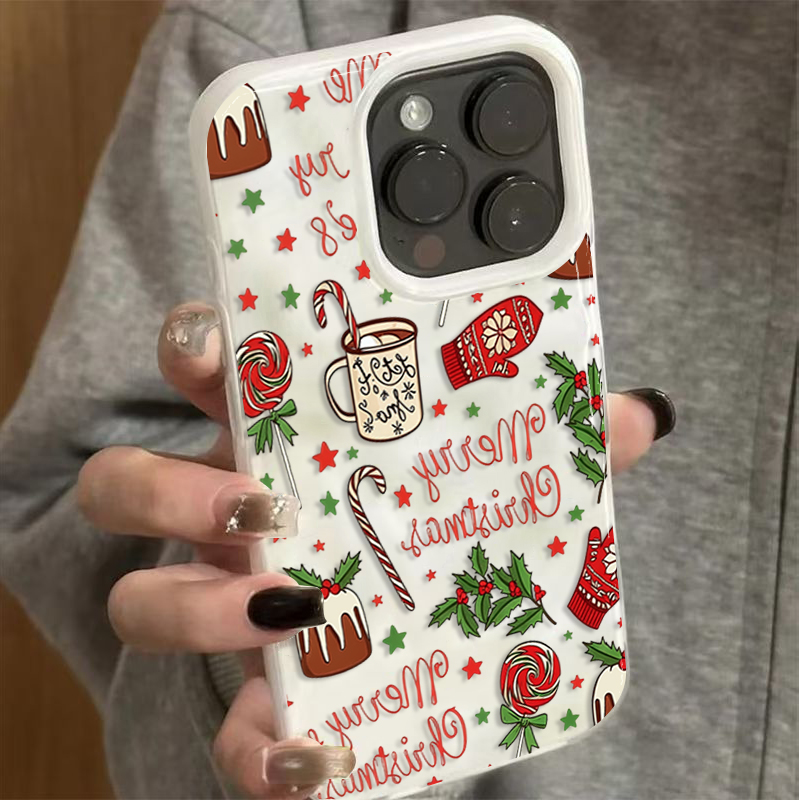 Casing Ponsel Motif Natal Lucu - Apple Iphone 15 Pro Max ulasan dan harga