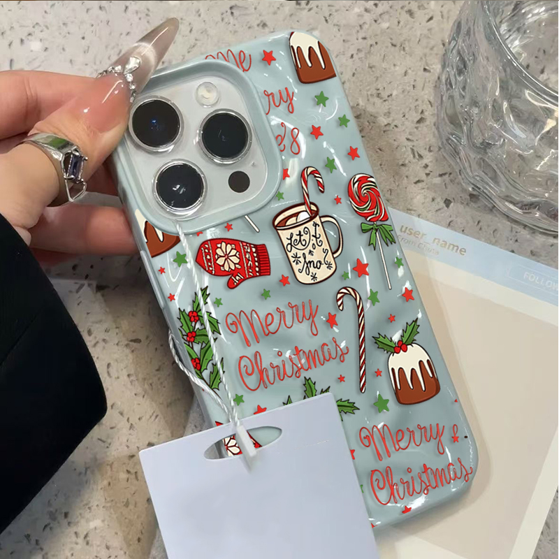 Casing Ponsel Motif Natal Lucu - Apple Iphone 15 Pro Max ulasan dan harga