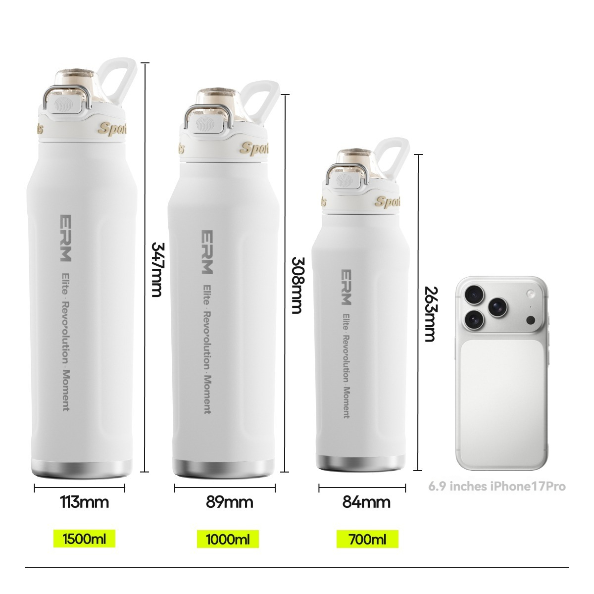 Botol Termos 1L Cangkir Teriso - Smart Water Bottle Tracker ulasan dan harga